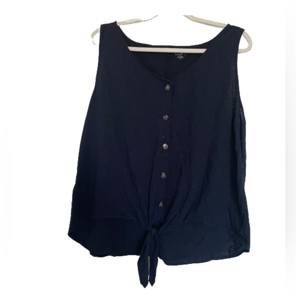 Navy Loft Sleeveless Tank | Size XL